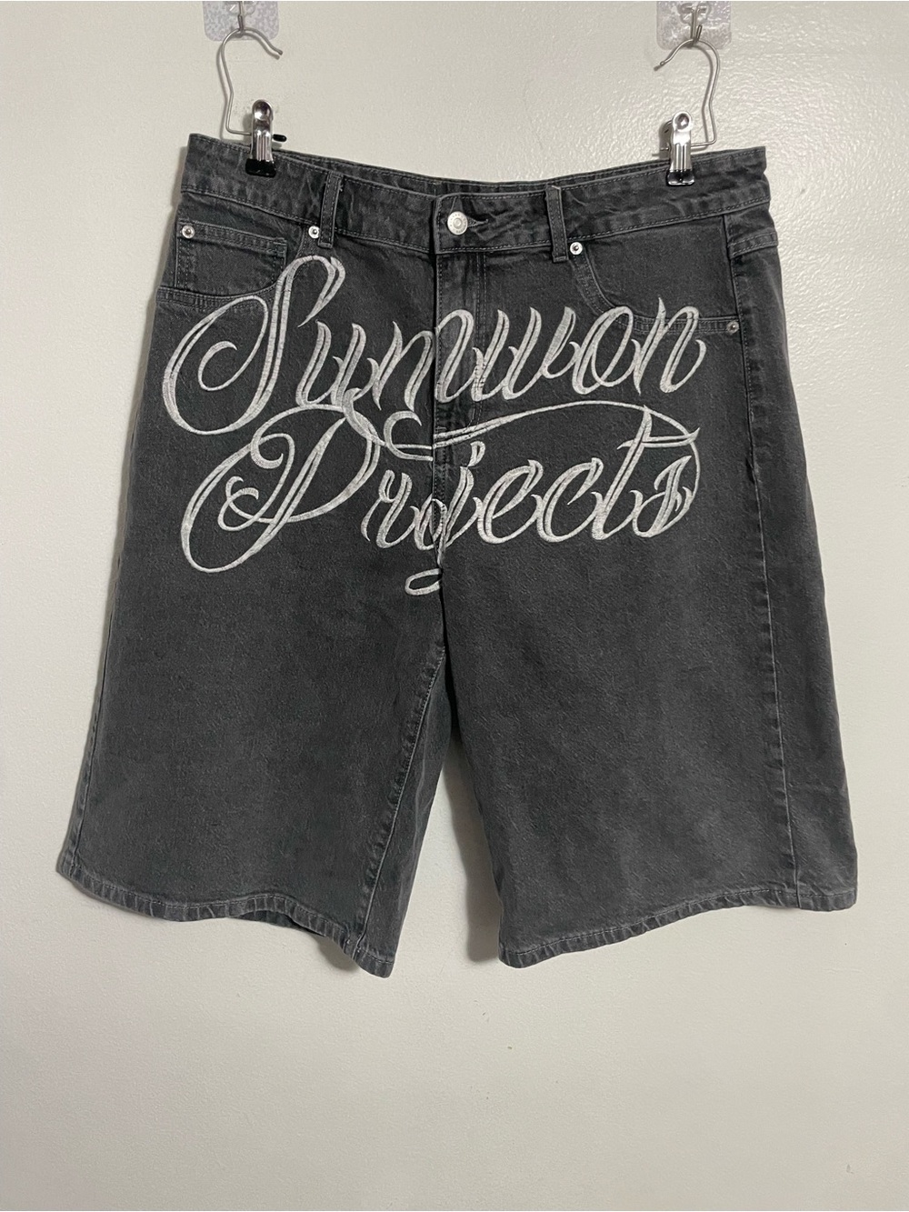 Streetwear Sumwon Project Embroidered Jorts